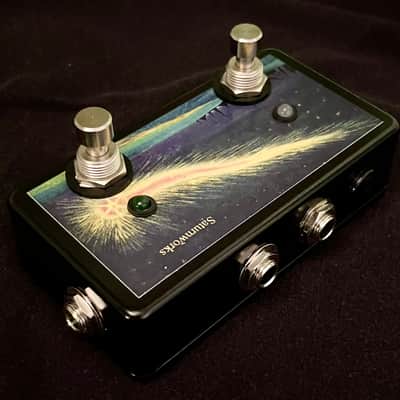 Saturnworks Active Black Dual Buffered ABY A/B/Y Buffer Splitter Pedal with Soft Click Switches - Handcrafted in California image 2