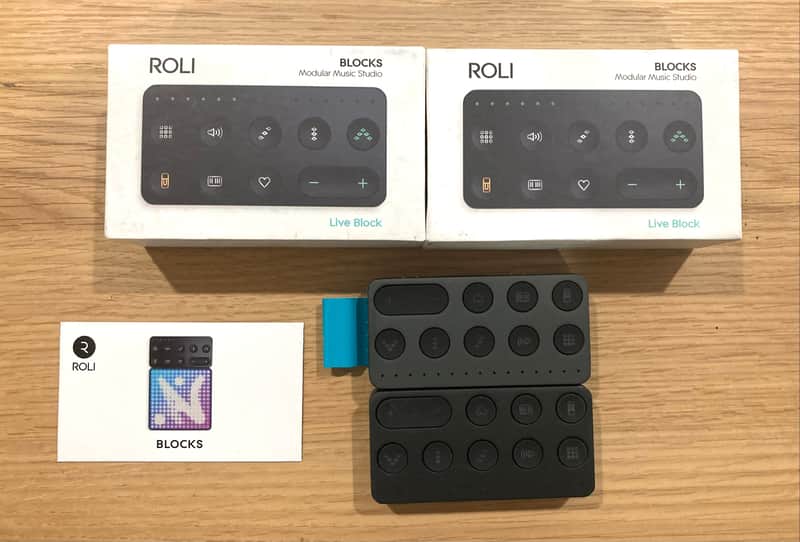 QTY 2 ROLI Loop Block Modular Controller for Lightpad Block 2010s - Black image 1