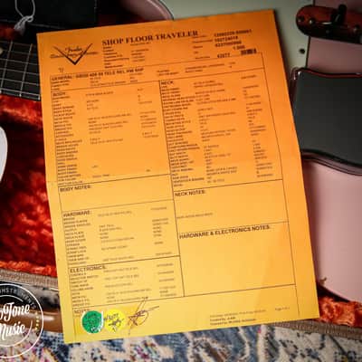 2021 Fender Custom Shop 59' Telecaster Relic Shell Pink image 5