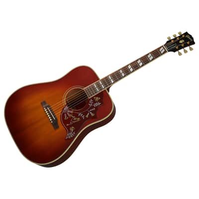 Custom Shop 1960 Hummingbird Fixed Bridge Heritage Cherry Sunburst Gibson image 10