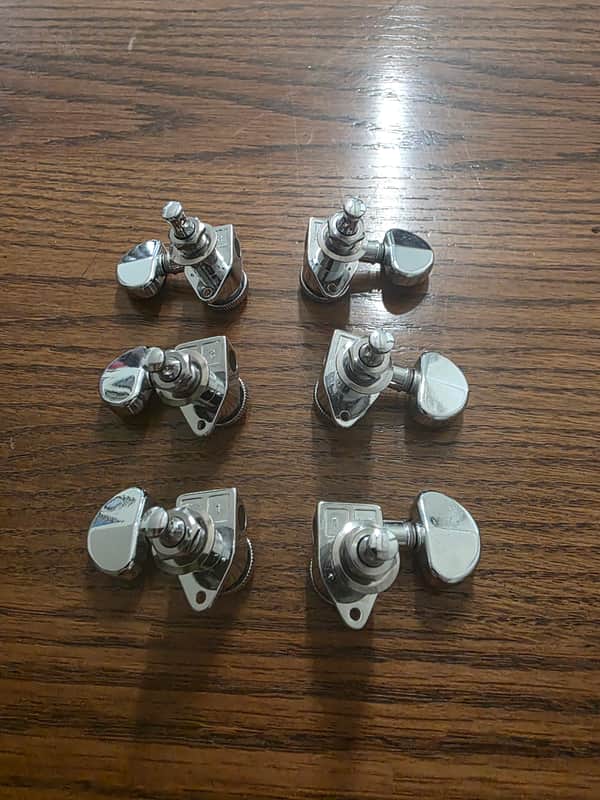 Grover 502C Roto-Grip Locking 3+3 Tuning Machines