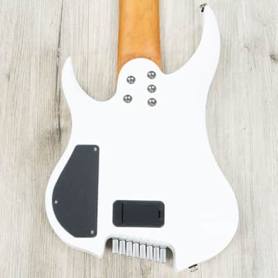 Mint Legator G8FOD Ghost Overdrive Headless Multi-Scale 8-String Guitar, Pale Moon Ebony, Arctic Blu image 7