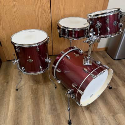 Ludwig Breakbeats by Questlove 10/13/16/5x14" 4pc Shell Pack - Red Sparkle image 2