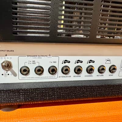 Orange Amplification SUPER STACK ROCKERVERB 100 H & PPC412 Cabinet 4x12” Made in UK image 16