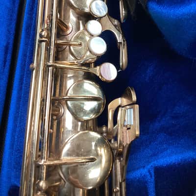 1970 CG CONN Shooting Star Tenor Sax - Brass Lacquor image 10