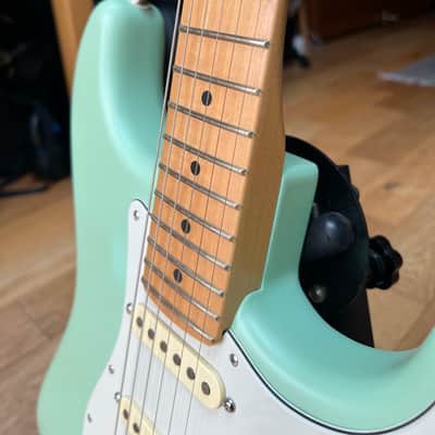 Fender American Performer Stratocaster HSS with Maple Fretboard 2018 - Present - Satin Surf Green image 9