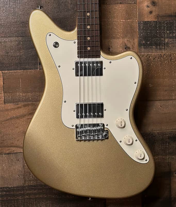 Suhr Classic JM Gold Electric Guitar with Tremolo image 1