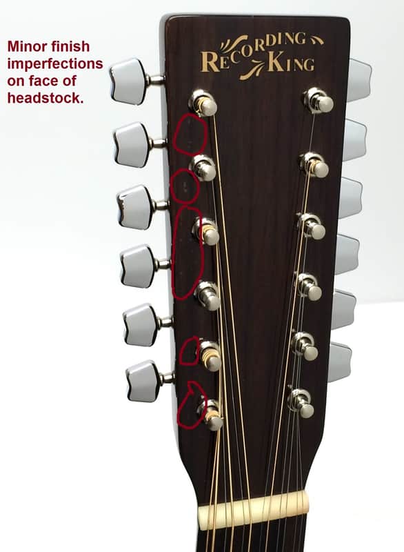 Recording King RD-06-12 12-String Dreadnought Acoustic Guitar