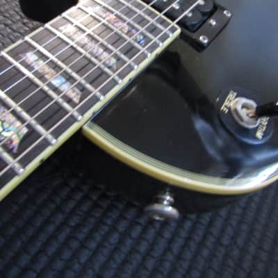 Agile Al-3000 - Very Rare Open Book Headstock - 2000's - Black- P/up upgrade - HSC image 5