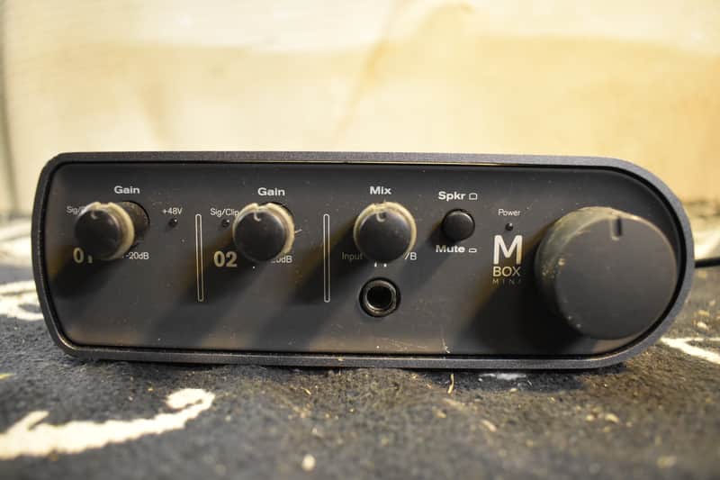 Avid MBox 3 Mini USB Audio Interface 2010s - Silver / Black image 1