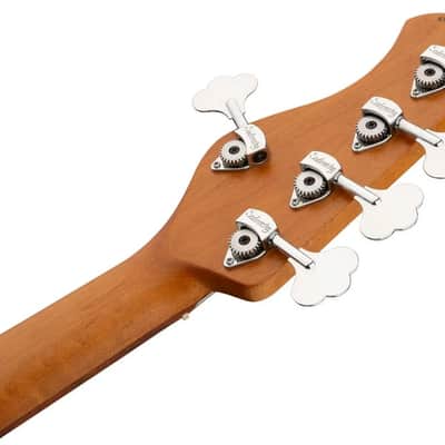 Sadowsky MetroExpress 24-Fret Modern Bass, Morado Fingerboard, 5-String - Solid Silver Metallic High Polish image 4