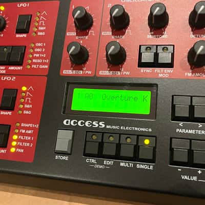 Access Virus A - Desktop Digital Synthesizer 1998 in original box image 4