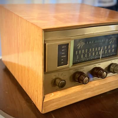 🎶✨ The Fisher Model 500 Mono Tube AM/FM Receiver w/ Original Wood Case — Fully Working, Serviced & Cleaned image 5