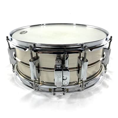 Used Pearl Sensitone Custom Alloy Metal Snare Drum 14X5.5 image 3