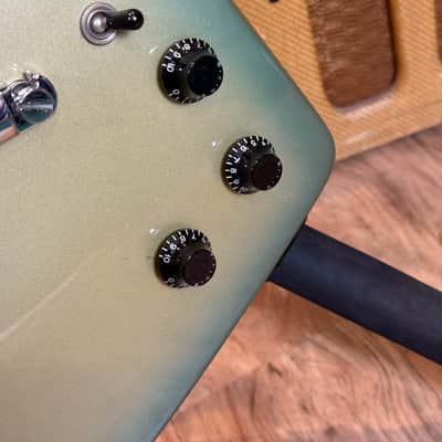 Vintage 1984 Gibson Explorer Green Burst metallic greenburst image 6