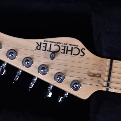 Schecter Custom Shop Sunset Custom II HSS Maple Neck Transparent Sky Blue image 7