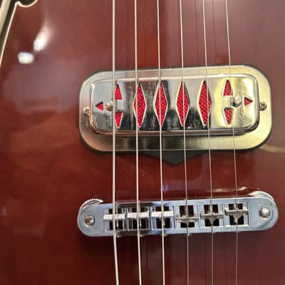 Fender Modern Player Coronado Guitar 2014 - 2018 - Black Cherry Burst image 5
