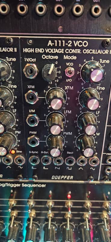 Doepfer A-111-2V VCO High End Voltage Controlled Oscillator II Vintage Edition 2010s - Black image 1