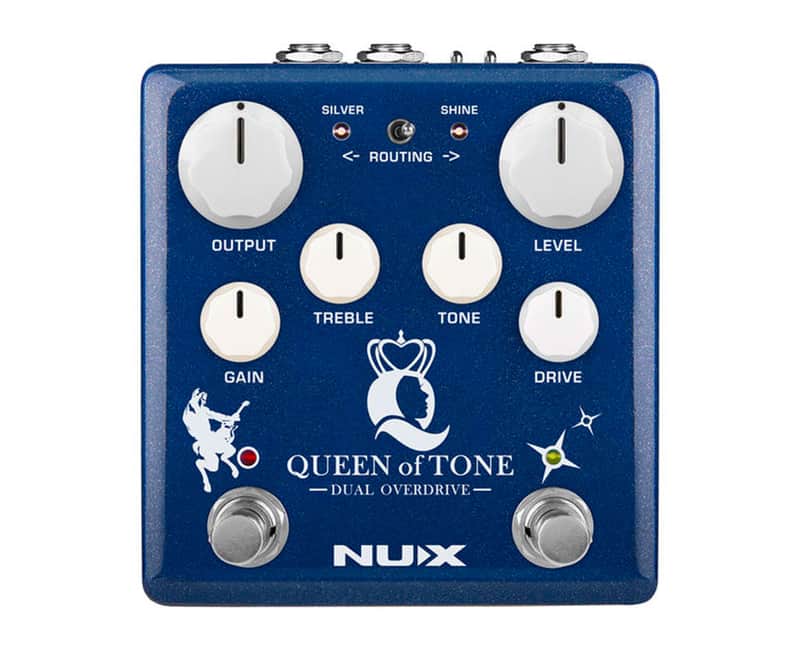 NUX Queen of Tone Dual Overdrive Pedal - Open Box image 1