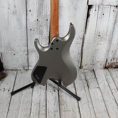 Ibanez QX52 Headless Solid Body Electric Guitar Metallic Gray Matte with Gig Bag image 7