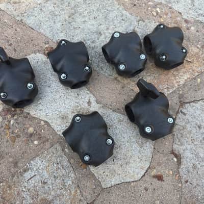 6 Roland Connector Rack V Drum Rack Clamp Arm Bar Mounts T Clamps 1.5" image 2