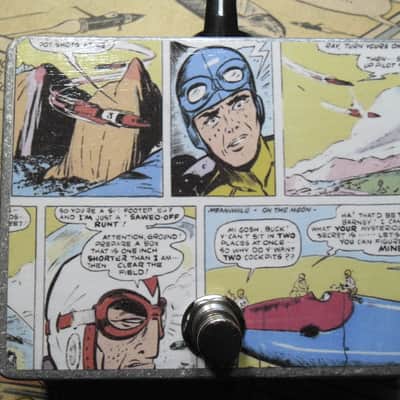 DenTone Retro Rocket slapback echo delay reverb hybrid pedal Buck Rogers 2021 Vintage comic image 2