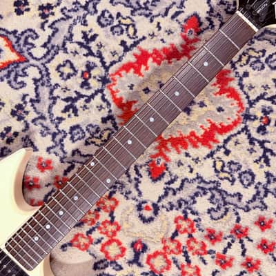 1985 B.C. Rich N.J. Series Warlock w/ Kahler - Made In Japan - Glitter Rock White image 7