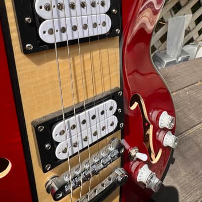 Firefly FF338, $200 David Allen P51 Humbuckers, pro locking tuners image 4