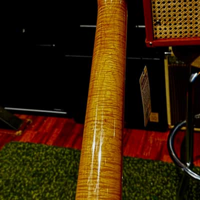 Vintage Guitars 30th Anniversary V72 Tele (SUPER FLAME MAPLE NECK) Boulevard Black image 13