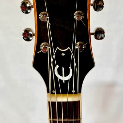 RARE 1ST YEAR 1996 (PEERLESS KOREA) NATURAL FINISH EPIPHONE CASINO ELECTRIC GUITAR & OHSC L@@K image 5