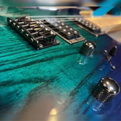 Ibanez RG421AHM Blue Moon Burst + Gig Bag + Strap + Accessories – Excellent Condition image 14
