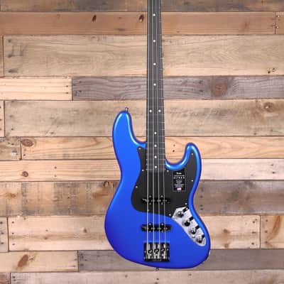 Fender American Ultra II Jazz Bass Noble Blue w/ Case "Mint Condition" image 4
