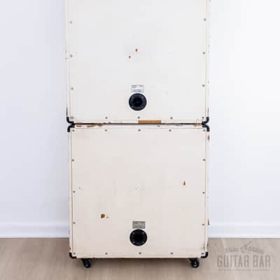 1983 Marshall JCM 800 Mk II Master Model 2203 Vintage Tube Amp Full Stack White, EL34 100 Watt image 6