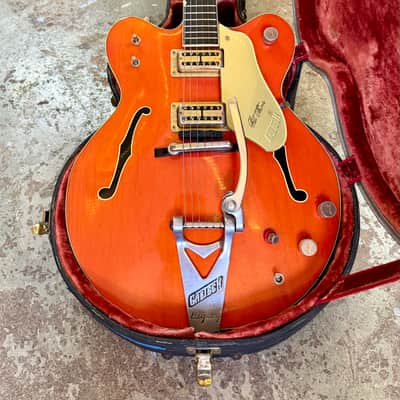 Gretsch Chet Atkins Nashville 6120 1964 - Orange original vintage USA image 3