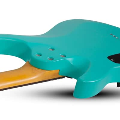 Schecter C-6 Deluxe Satin Aqua image 11