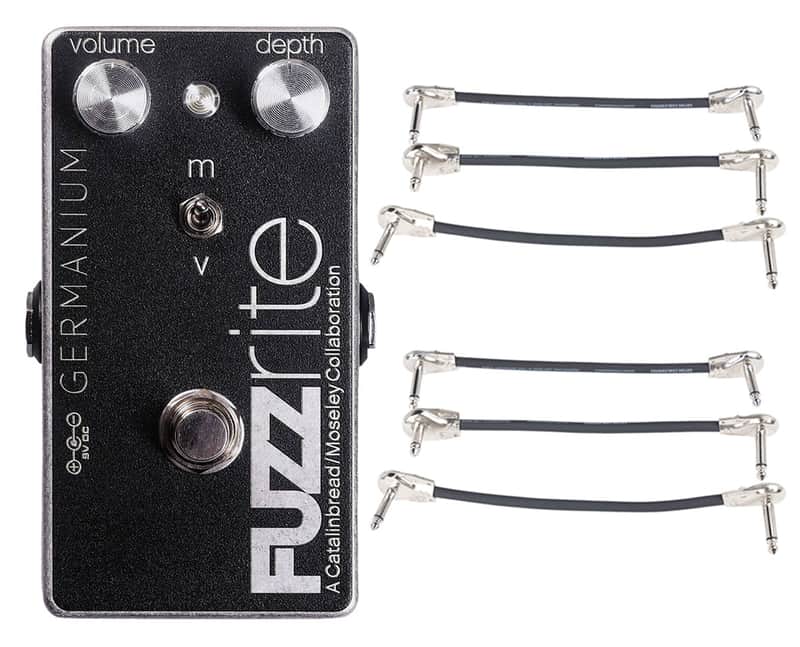 Catalinbread Fuzzrite Germanium Fuzz + 2x Gator Patch Cable 3 Pack image 1