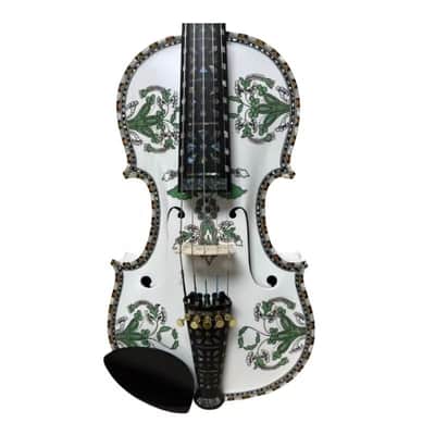 Deluxe fancy Norwegian fiddle 5strings violin 4/4 of professional concert image 3