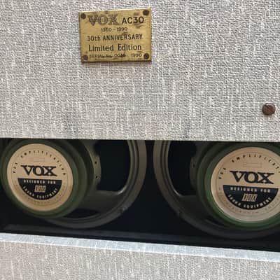 Vox AC30 Ltd. Ed. 30th Anniversary 1990 Fawn Tolex image 5