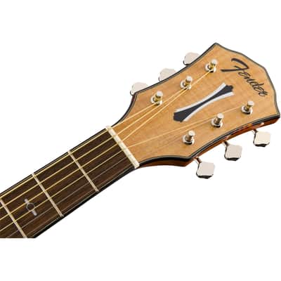 Fender FA-345CE Auditorium Acoustic Electric Guitar -Walnut Fingerboard, Natural image 5
