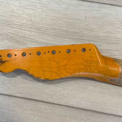 Fender Heavy RELIC 50s 51 52 Telecaster Neck, 21 Vintage Tall Frets, 9.5" Radius image 16