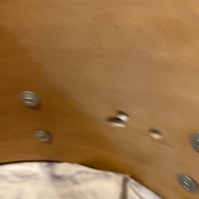 Slingerland 1970s 22 Kick Drum Shell Chrome Over Wood image 11