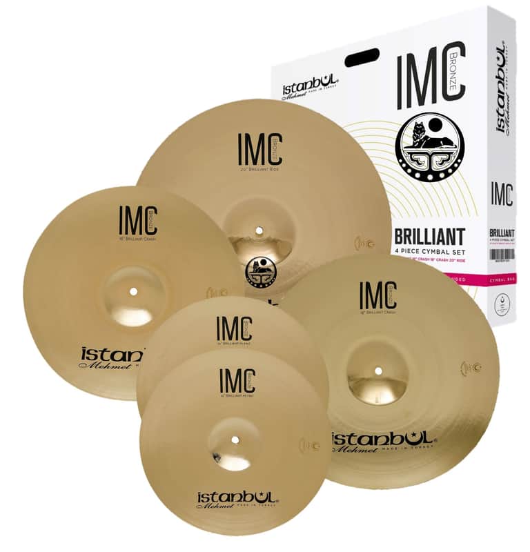 Istanbul Mehmet IMC-B4 IMC Bronze 14/16/18/20" Cymbal Pack image 2