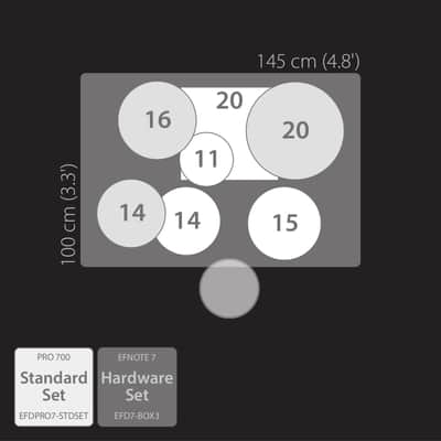 EFNOTE PRO 700 Standard E-Drum Set - Electronic Drumkit image 4