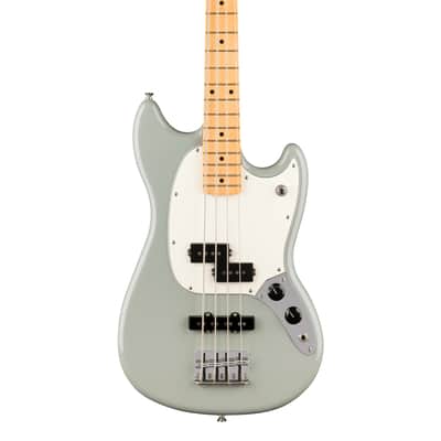 Fender Player II Mustang Bass PJ Maple Cactus Gray image 1