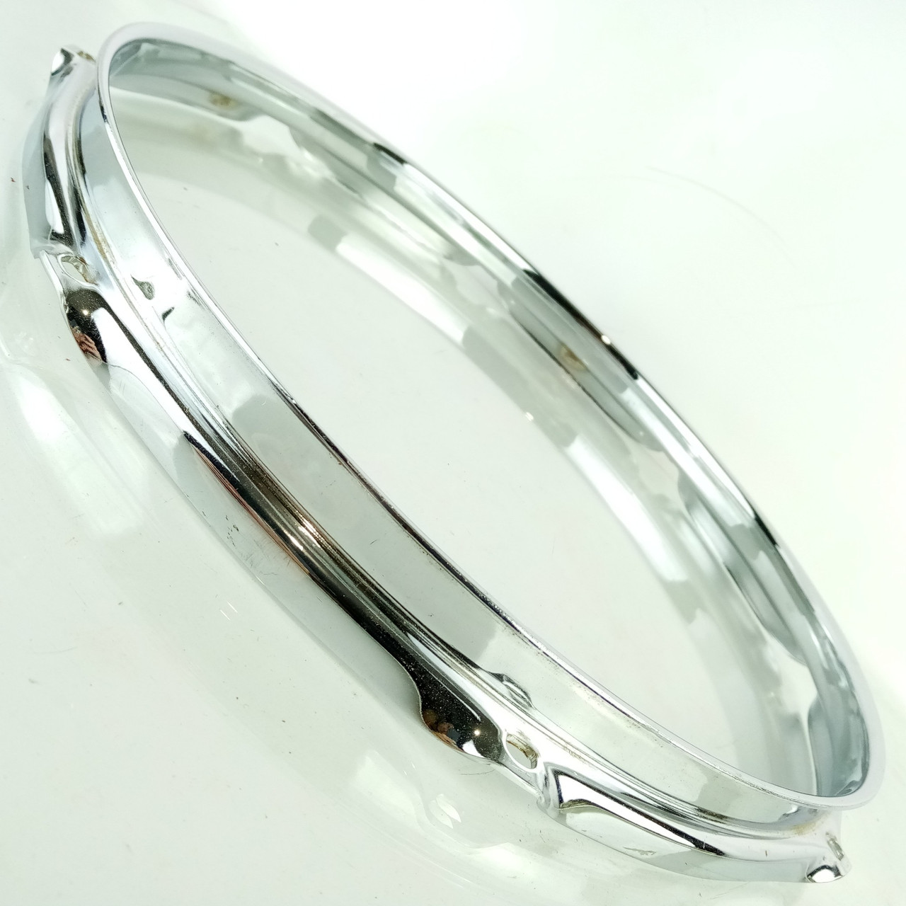 Ludwig 14"2.3mm Tall Snare/Floor Tom Drum 8Lug Batter Rim/Hoop Triple Flange Chr — main photograph