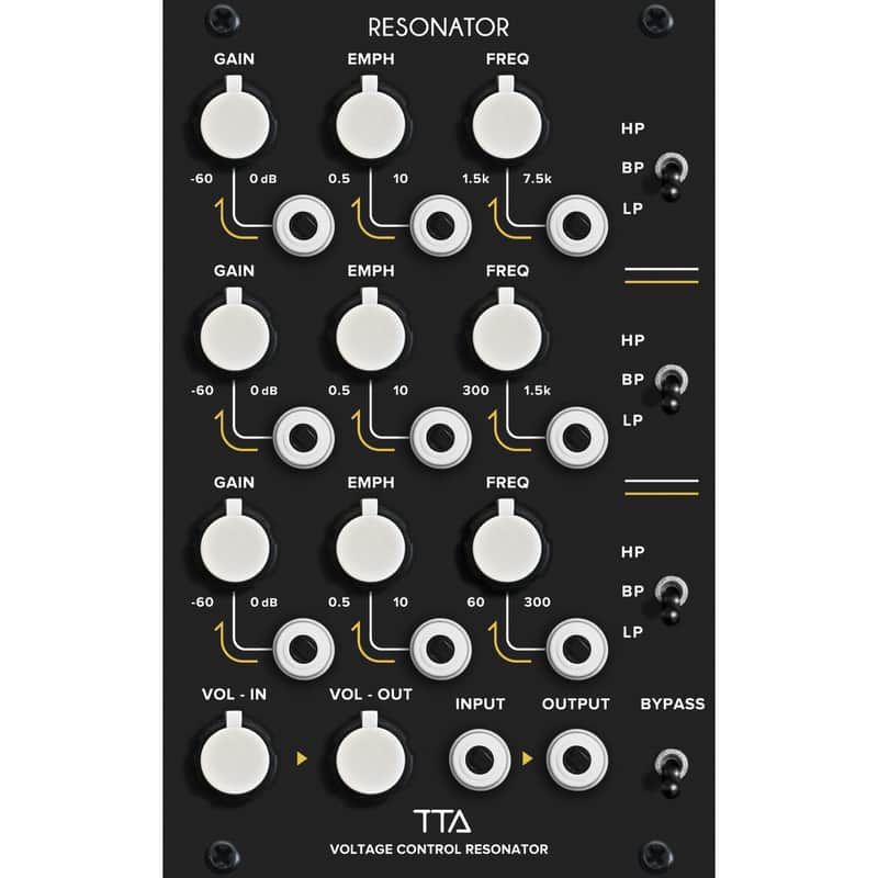 TIPTOP MULTI BAND VC-RESONATOR : BRAND NEW :  [DETROIT MODULAR] image 1