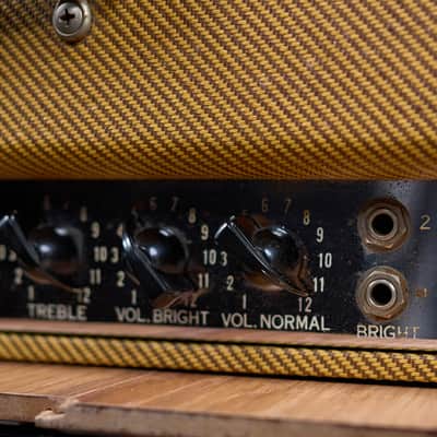 Fender Bassman 5F6-A 40-Watt 4x10" Guitar Combo 1959 - Tweed - Reboxed image 10