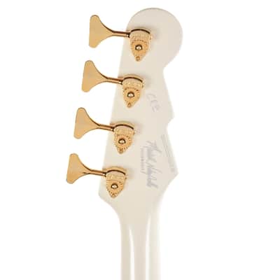 Reverend Meshell Ndegeocello Fellowship Bass Guitar Pearl White image 7
