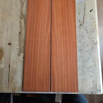 African Padauk - Bookmatched Acoustic Dreadnought Back and Sides 2015 image 4