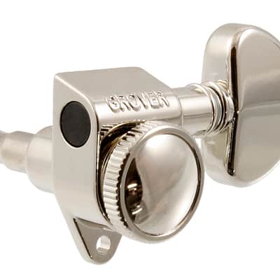 Grover 502N Roto-Grip 3X3 Locking Tuning Machines - NICKEL